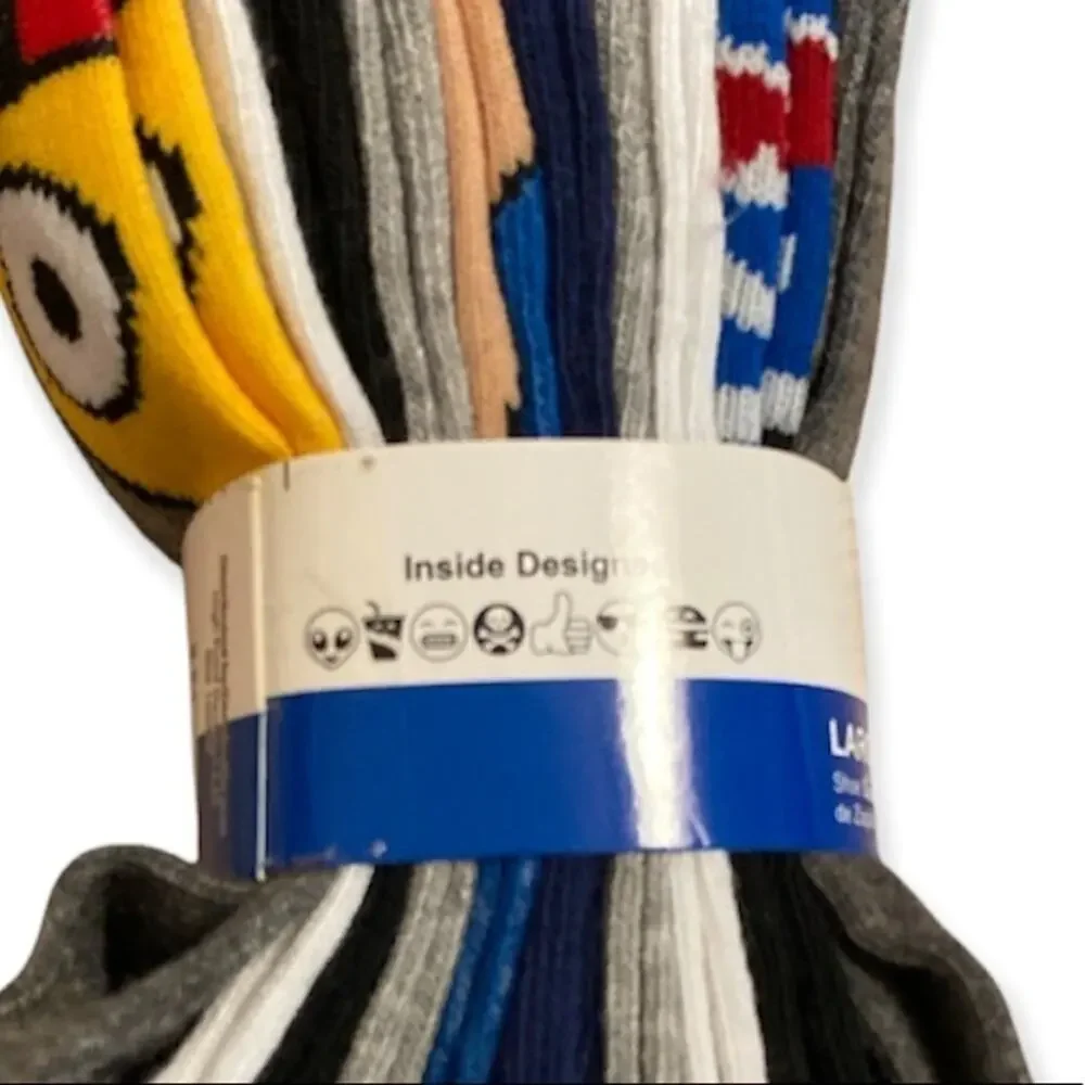 No Show Emoji Socks - 10 Pair New in Package